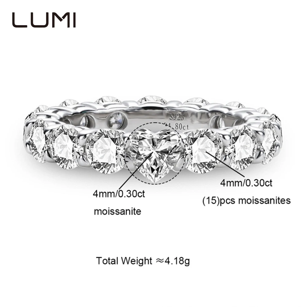 LUMI 14pcs 4mm Moissanite 925 Sterling Silver Ring for Hypoallergenic Party Anniversary Birthday Present Engagement Jewelry
LUMI 14pcs 4mm Moissanite 925 Sterling Silver Ring for Hypoallergenic Party Anniversary Birthday Present Engagement Jewelry