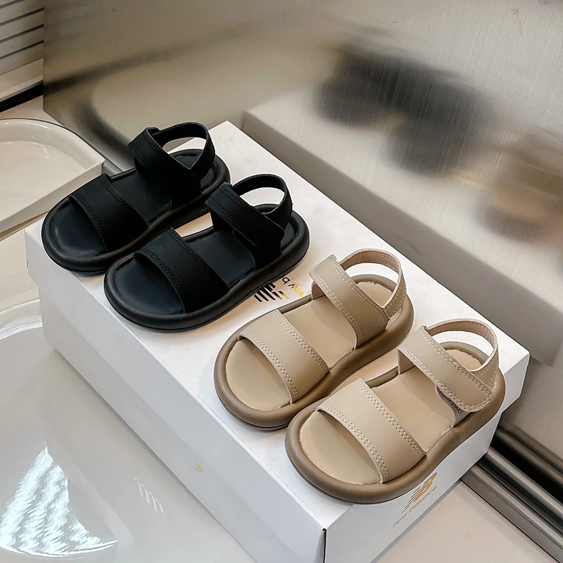 Summer Little Kids Beach Sandals Lightweight Soft Sole Kids Shoes for Boys Girls Solid Toddler Open-Toe School Sandals Flats
Summer Little Kids Beach Sandals Lightweight Soft Sole Kids Shoes for Boys Girls Solid Toddler Open-Toe School Sandals Flats