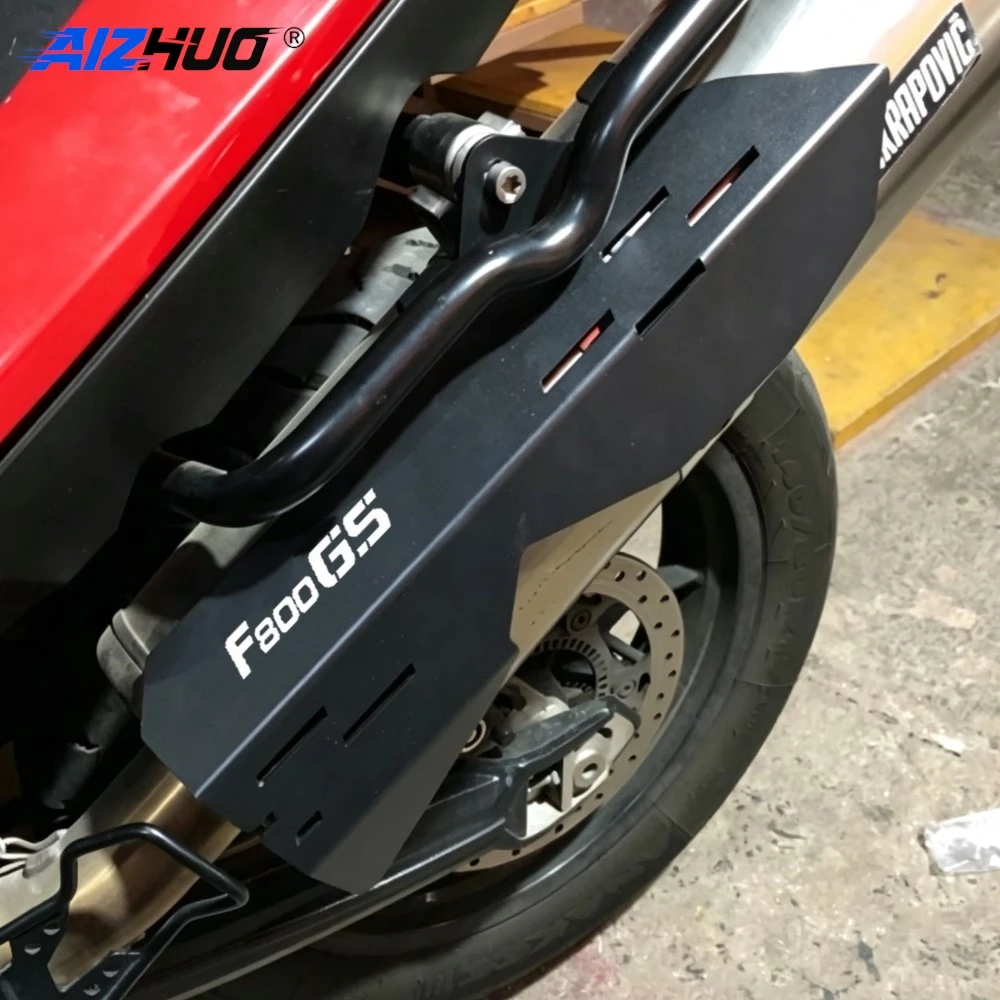 Motorcycle Exhaust Pipe Protector Heat Shield Cover Guard Anti-scalding Part For BMW F800GS F700GS F650GS ADV F650 F700 F800 GS