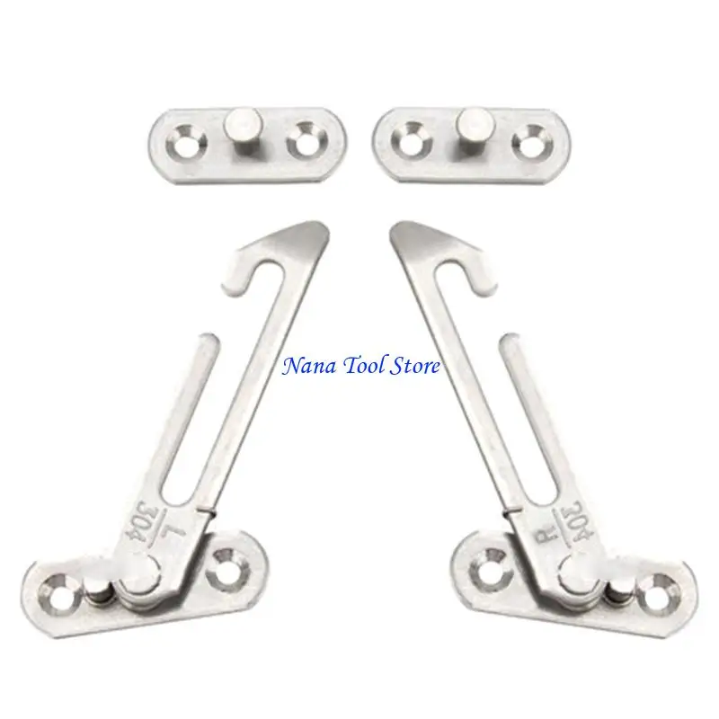 31GJ Window Restrictor Brackets Childproof Window Limiters Easy to Install Window Locks 304 Stainless Steel Safety Locks
31GJ Window Restrictor Brackets Childproof Window Limiters Easy to Install Window Locks 304 Stainless Steel Safety Locks