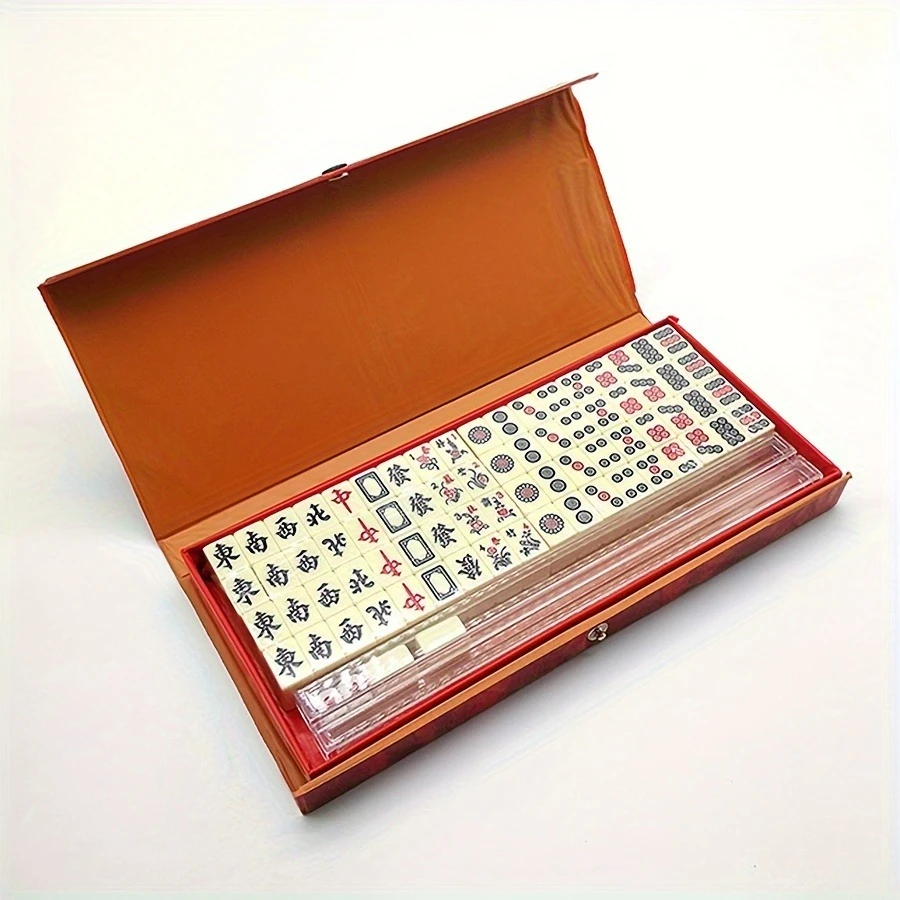 Travel Essentials Mahjong Set: 144 Tiles, Durable, Compact ABS Version - Classic Fun, Small Mahjong for Travelers 14 and Older
Travel Essentials Mahjong Set: 144 Tiles, Durable, Compact ABS Version - Classic Fun, Small Mahjong for Travelers 14 and Older