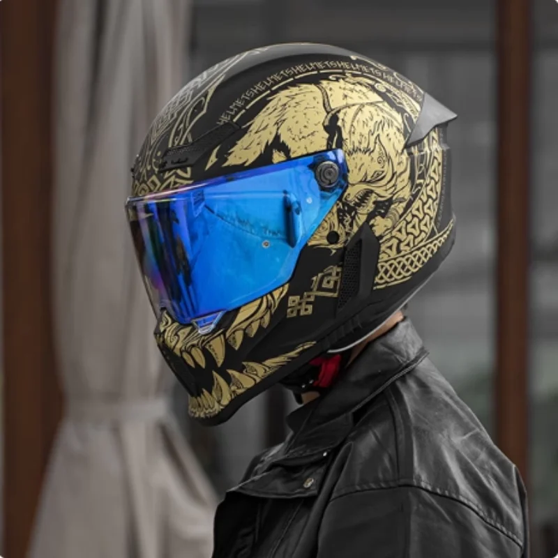Titanium Matte Grey Motorcycle Helmet Full Helmet with for Cruising Motorcycles Unisex ports Bike Street Bike All-Season Riding
Titanium Matte Grey Motorcycle Helmet Full Helmet with for Cruising Motorcycles Unisex ports Bike Street Bike All-Season Riding