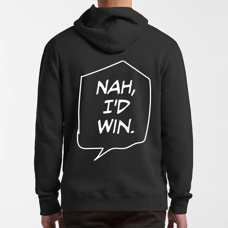 Nah I'd Win Hoodies Funny Quotes Anime Fans Y2k Meme Trend Hooded Sweatshirt Unisex Soft Casual Pullover For Men Women
Nah I'd Win Hoodies Funny Quotes Anime Fans Y2k Meme Trend Hooded Sweatshirt Unisex Soft Casual Pullover For Men Women