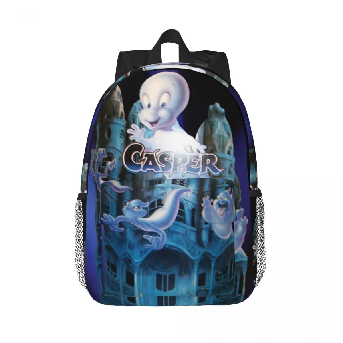 Рюкзак The Friendly Ghost Casper, Лидер продаж, рюкзак большой емкости для мальчиков и девочек, сумка для книг, сумки на плечо для мужчин, женщин, детская школьная сумка
Рюкзак The Friendly Ghost Casper, Лидер продаж, рюкзак большой емкости для мальчиков и девочек, сумка для книг, сумки на плечо для мужчин, женщин, детская школьная сумка