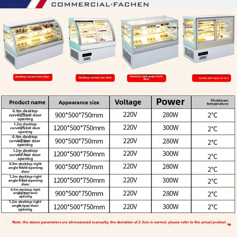 ZZ cake cabinet desktop refrigerated fresh-keeping beverage display commercial fruit curved dessert cabinet
ZZ cake cabinet desktop refrigerated fresh-keeping beverage display commercial fruit curved dessert cabinet