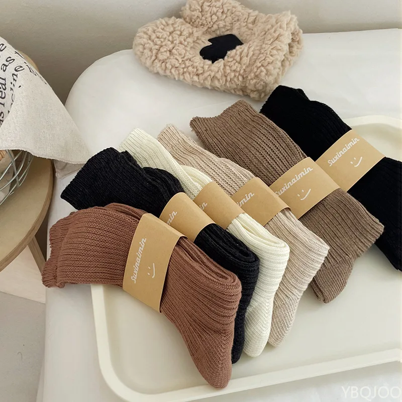 8 pairs Women's Spring Autumn Fashionable Versatile Solid Color Long Tube Stacked Socks Casual Simple Retro Middle Tube Socks
8 pairs Women's Spring Autumn Fashionable Versatile Solid Color Long Tube Stacked Socks Casual Simple Retro Middle Tube Socks