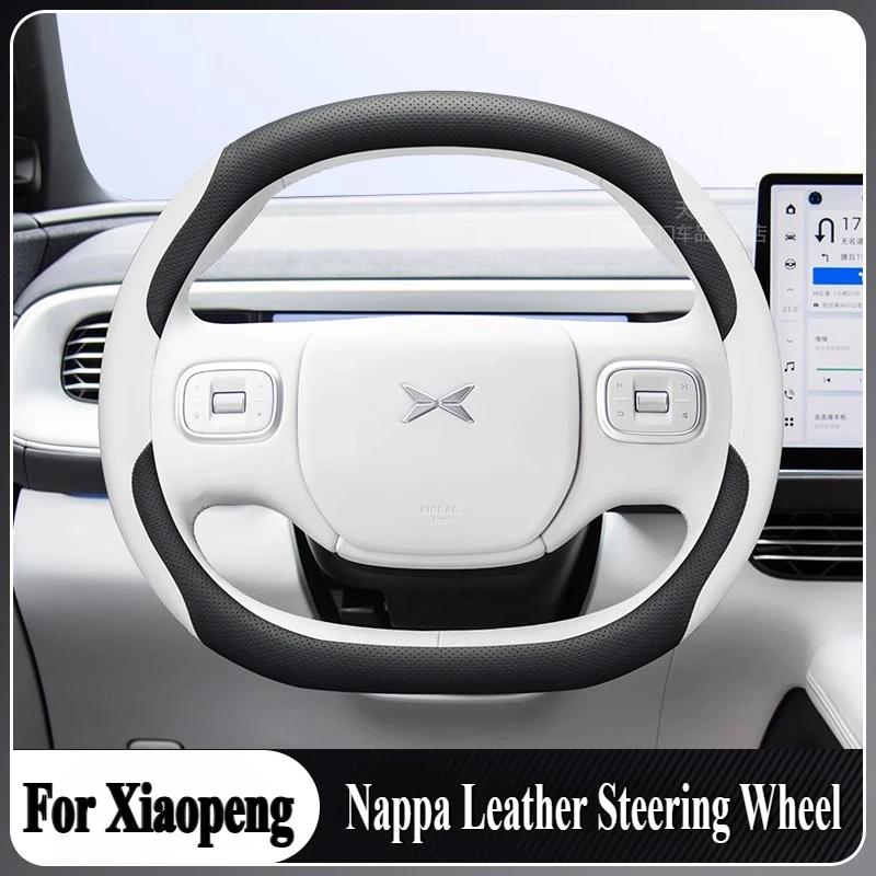 For Xpeng Xiaopeng G6 X9 Nappa Leather Steering Wheel Cover Wrap Anti Slip Four Season Universal Car Interior Accessories
For Xpeng Xiaopeng G6 X9 Nappa Leather Steering Wheel Cover Wrap Anti Slip Four Season Universal Car Interior Accessories