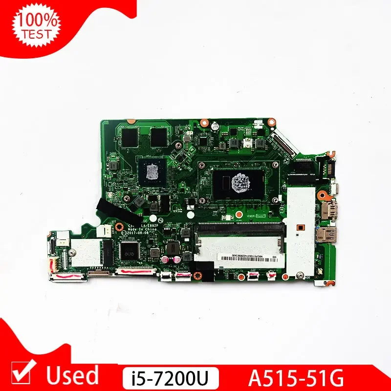 Используется для ACER A515-51G, материнская плата для ноутбука C5V01 A515-51 I5-7200U CPU I5 7200U, основная плата
Используется для ACER A515-51G, материнская плата для ноутбука C5V01 A515-51 I5-7200U CPU I5 7200U, основная плата