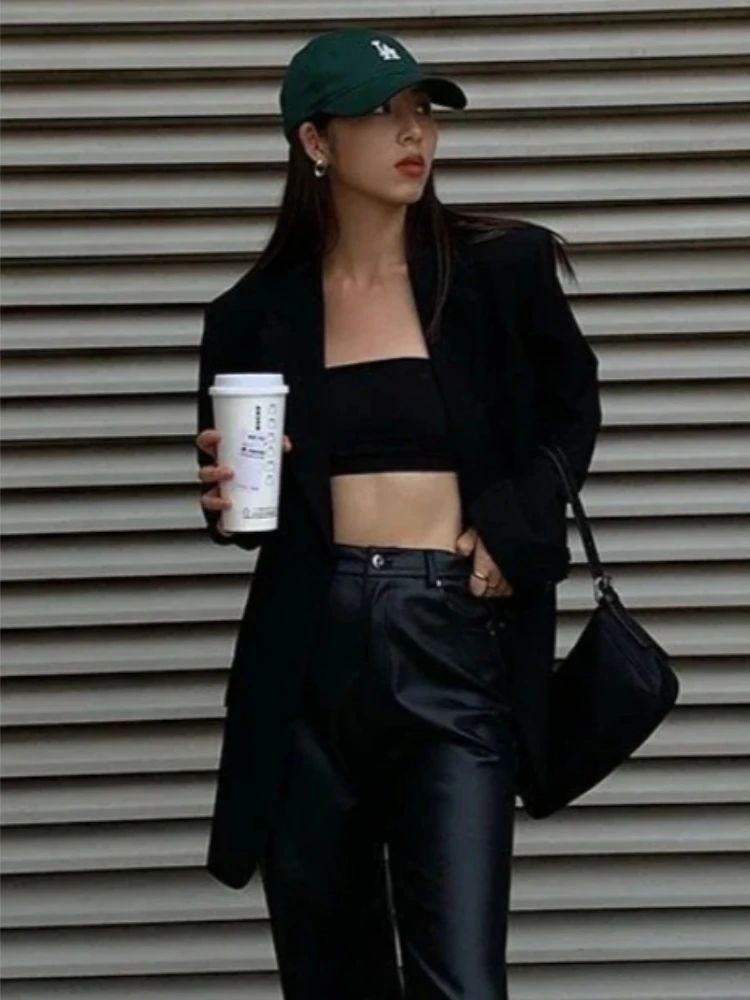 Blazers Women Autumn Notched Long Sleeve Elegant Vintage Office Ladies Baggy Chic Coats All-match Minimalist New Outwear Fashion
Blazers Women Autumn Notched Long Sleeve Elegant Vintage Office Ladies Baggy Chic Coats All-match Minimalist New Outwear Fashion