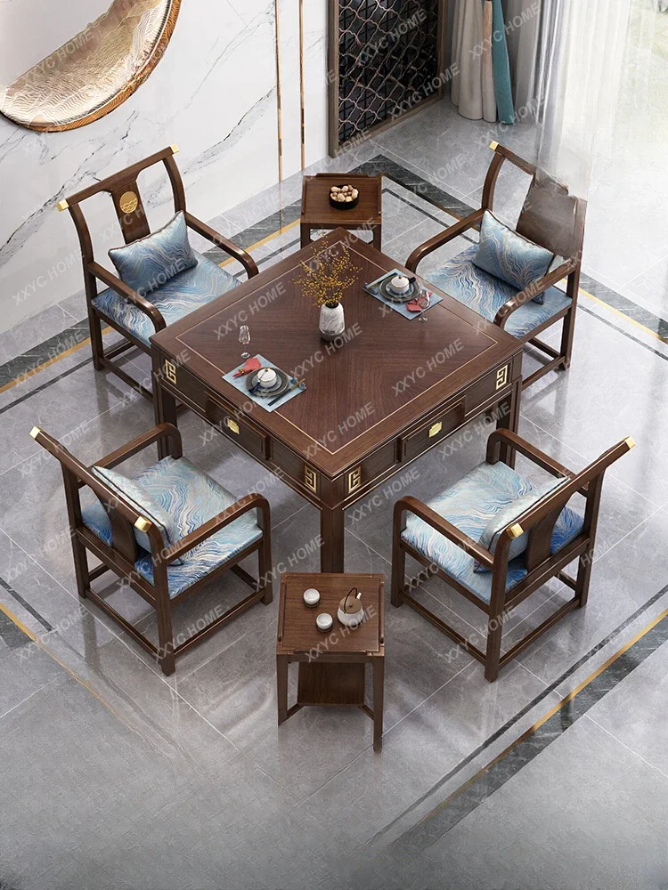Mahjong Machine Automatic Dining Table Integrated Solid Wood Mahjong Table Tea Table
Mahjong Machine Automatic Dining Table Integrated Solid Wood Mahjong Table Tea Table