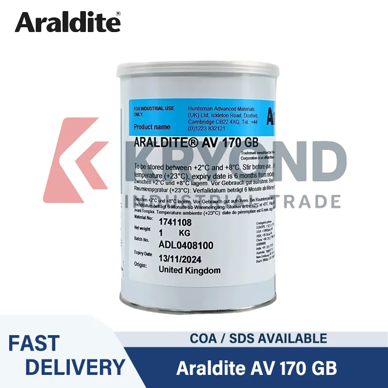 Araldite AV 170 GB Epoxy Adhesive 1KG High Strength General Bonding for Industrial Automotive and Aerospace Applications
Araldite AV 170 GB Epoxy Adhesive 1KG High Strength General Bonding for Industrial Automotive and Aerospace Applications