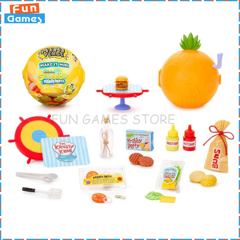 New MGA Miniverse Mini Blind Ball Toys Spongebob Series Play House Toy Mini Mystery Box Decoration Custom Toy Birthday Kids Gift
New MGA Miniverse Mini Blind Ball Toys Spongebob Series Play House Toy Mini Mystery Box Decoration Custom Toy Birthday Kids Gift