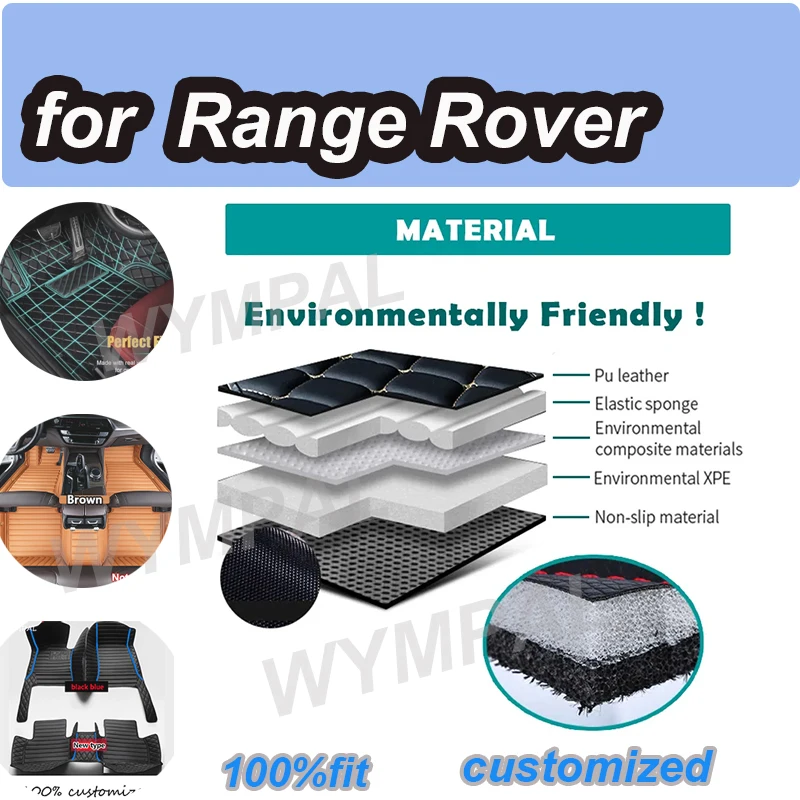 LUXURY Car floor mats for Land Rover Range Rover Sport 2014 2015 2016 2017 2018 2019 2020 2021 2022 Custom auto foot Pads
LUXURY Car floor mats for Land Rover Range Rover Sport 2014 2015 2016 2017 2018 2019 2020 2021 2022 Custom auto foot Pads