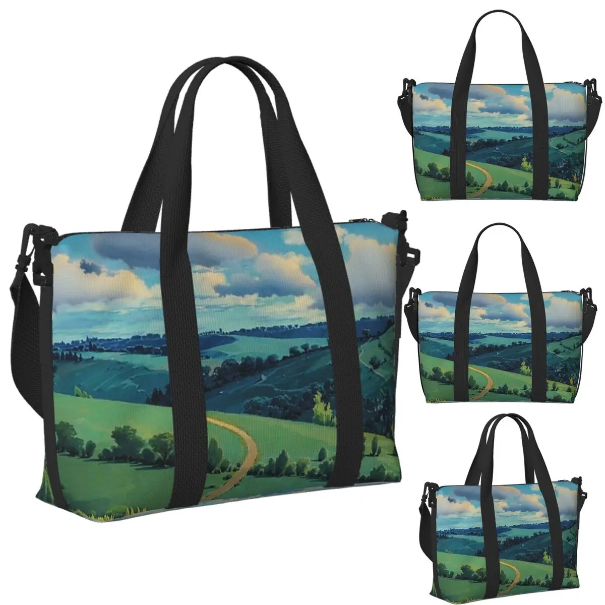 Custom Laputa Castle In The Sky Beach Travel Bag Large Capacity Tote Bags for Gym Yoga Women Shopping Duffle Shoulder Bag
Custom Laputa Castle In The Sky Beach Travel Bag Large Capacity Tote Bags for Gym Yoga Women Shopping Duffle Shoulder Bag