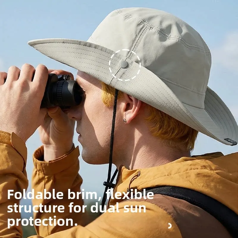 UPF50+ UV Sun Hat for Men Women, 2-Way Wear Quick-Dry Foldable Wide Brim Hat for Outdoor Hiking
UPF50+ UV Sun Hat for Men Women, 2-Way Wear Quick-Dry Foldable Wide Brim Hat for Outdoor Hiking