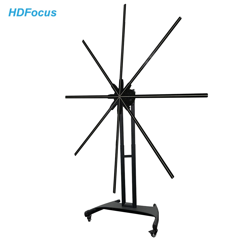 100cm To 180cm Big Size Cloud App Control 3d Led Holographic Projector Fan Hologram Advertising Display 3d Hologram Fan
100cm To 180cm Big Size Cloud App Control 3d Led Holographic Projector Fan Hologram Advertising Display 3d Hologram Fan