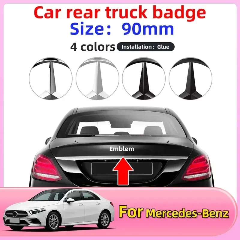 3D ABS silver/Black 9cm 90mm car rear Tail Trunk emblem badge sticker Decals For Mercedes Benz W117 W177 W176 X253 W247 W213
3D ABS silver/Black 9cm 90mm car rear Tail Trunk emblem badge sticker Decals For Mercedes Benz W117 W177 W176 X253 W247 W213