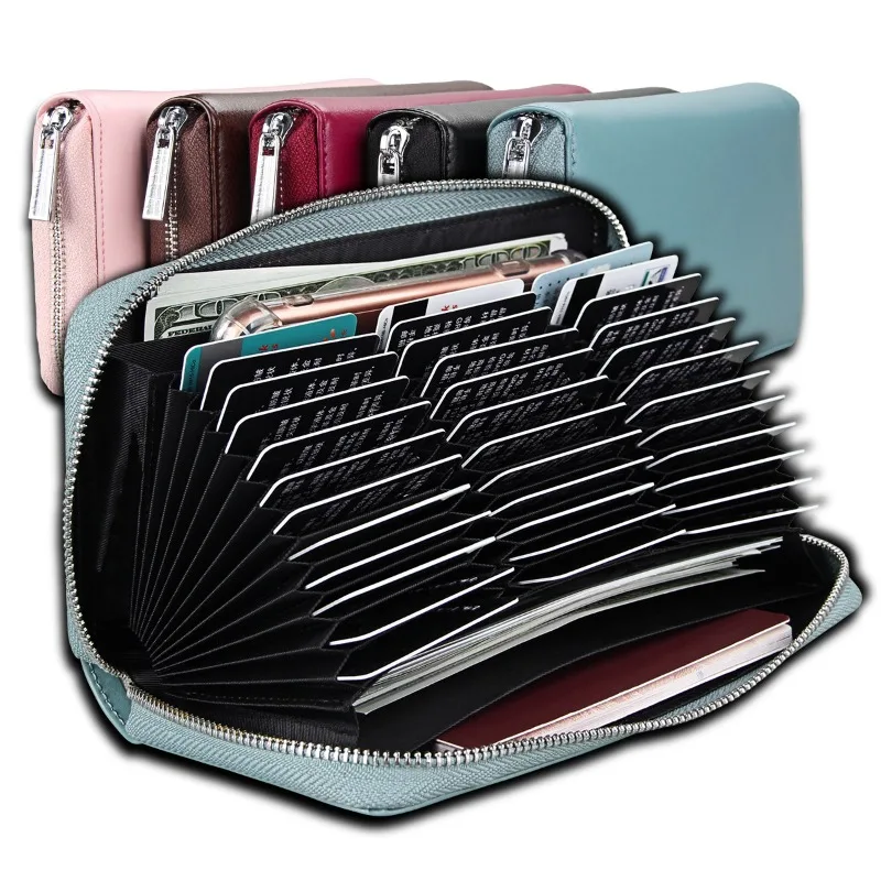 Genuine Leather Wallet for Women Soft Large Capacity Men Clutch Purse Zipper Around with Zipper Coin Phone Pocket Japan Style
Genuine Leather Wallet for Women Soft Large Capacity Men Clutch Purse Zipper Around with Zipper Coin Phone Pocket Japan Style