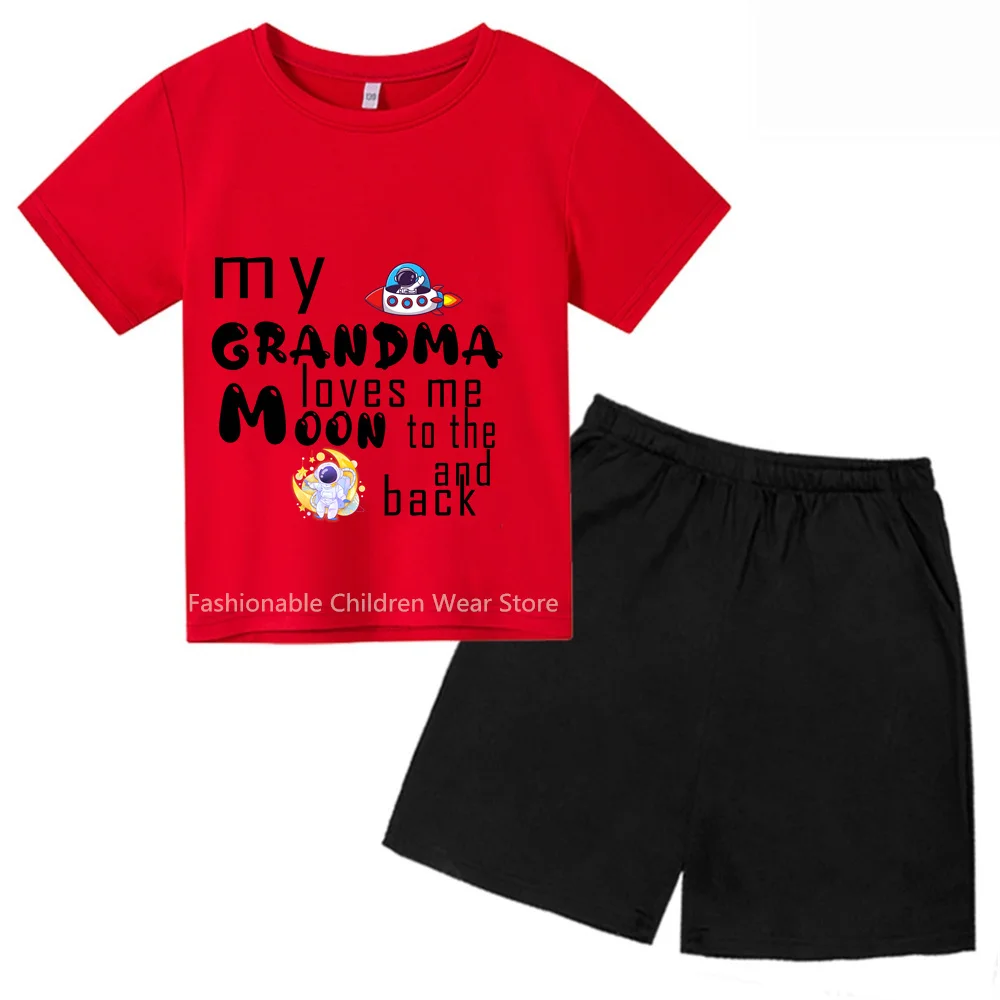 Disney Alphabet Print Tee & Shorts Set Summer Cotton Clothes for Boys & Girls Casual Outdoor Korean Trend
Disney Alphabet Print Tee & Shorts Set Summer Cotton Clothes for Boys & Girls Casual Outdoor Korean Trend