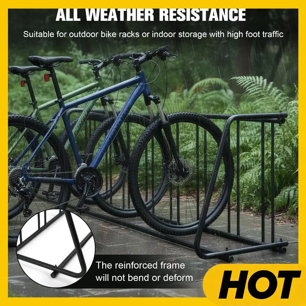 Grid Bike Rack Ground Dual Sided Fits 12-29in Tires Bicycle Storage Stand for 10 Holders for Garage Retail School Backyard Shop
Grid Bike Rack Ground Dual Sided Fits 12-29in Tires Bicycle Storage Stand for 10 Holders for Garage Retail School Backyard Shop