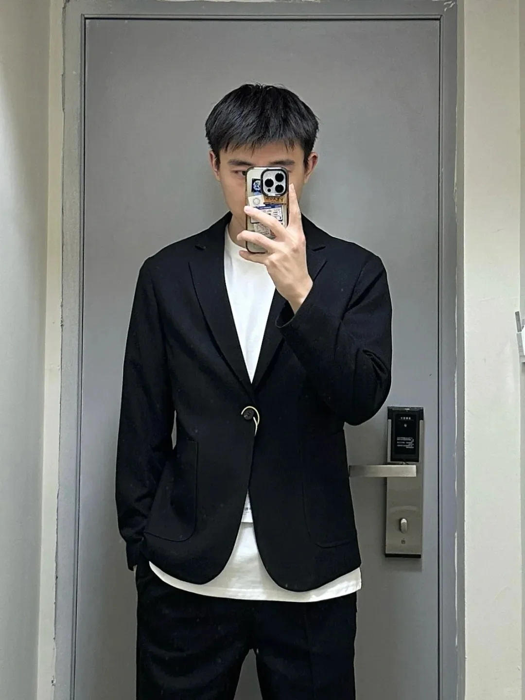 Bla Casual Men's Suit Jaet oulder Pads Busin Casual Pure Color Long Sve Stand Fit Spring Autumn Faionable
Bla Casual Men's Suit Jaet oulder Pads Busin Casual Pure Color Long Sve Stand Fit Spring Autumn Faionable