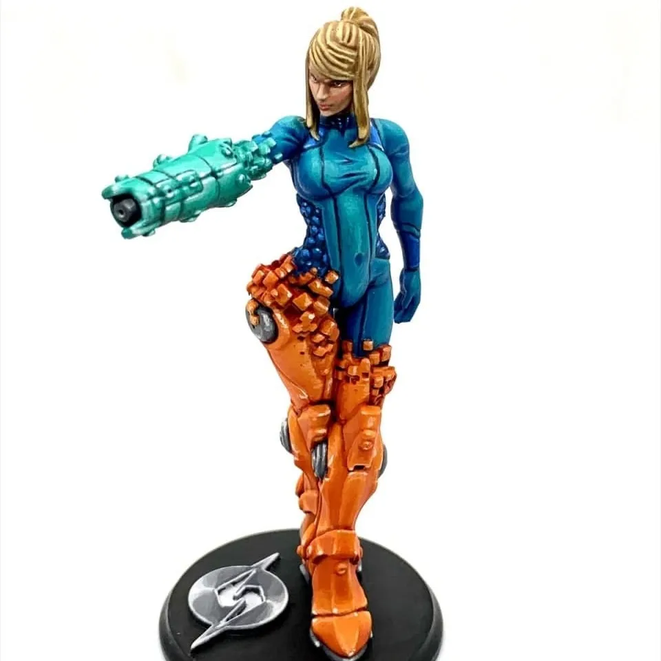 Resin Figure Model Kit 1/24 75mm Scale Metroid Samus Alan Armed Styling Unassembled and Unpainted Toys
Resin Figure Model Kit 1/24 75mm Scale Metroid Samus Alan Armed Styling Unassembled and Unpainted Toys