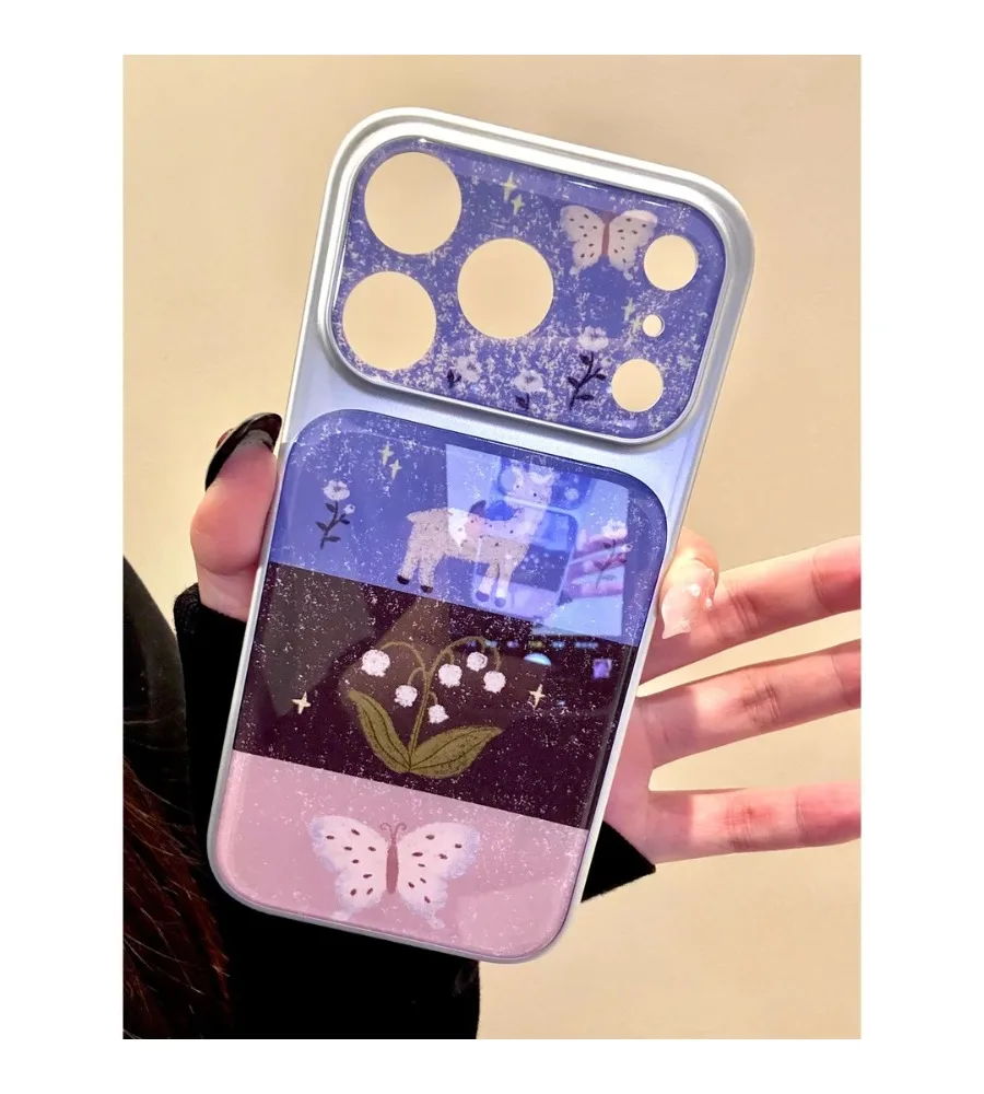 ins splicing butterfly flower blue light for iPhone17Promax mobile phone case IP16/15 large window 14 fine hole
ins splicing butterfly flower blue light for iPhone17Promax mobile phone case IP16/15 large window 14 fine hole