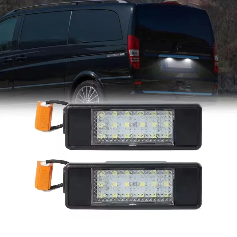 2pcs For Mercedes-Benz Vito Viano W639 2003-2014 Sprinter W906 2006-2018 Error Free White LED Number License Plate Lights Lamps
2pcs For Mercedes-Benz Vito Viano W639 2003-2014 Sprinter W906 2006-2018 Error Free White LED Number License Plate Lights Lamps