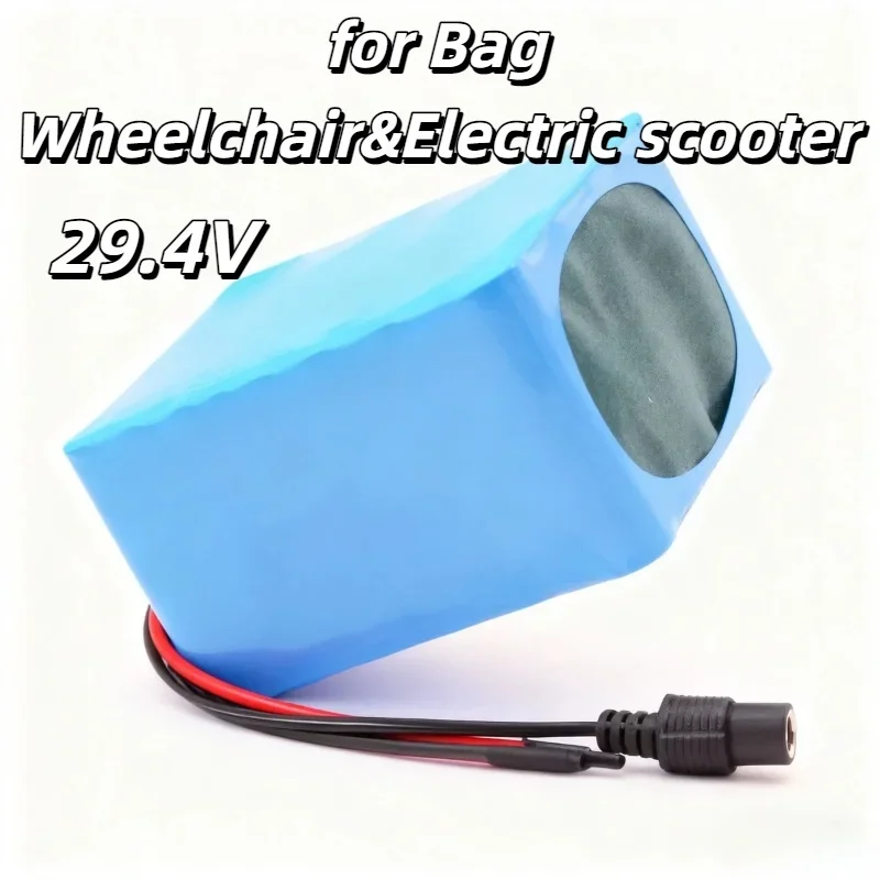 24V 10Ah 250W (7S5P) Lithium Ion Battery Pack – 29.4V with Charger Durable Replacement Accessory for Bag Wheelchair & Scooter
24V 10Ah 250W (7S5P) Lithium Ion Battery Pack – 29.4V with Charger Durable Replacement Accessory for Bag Wheelchair & Scooter