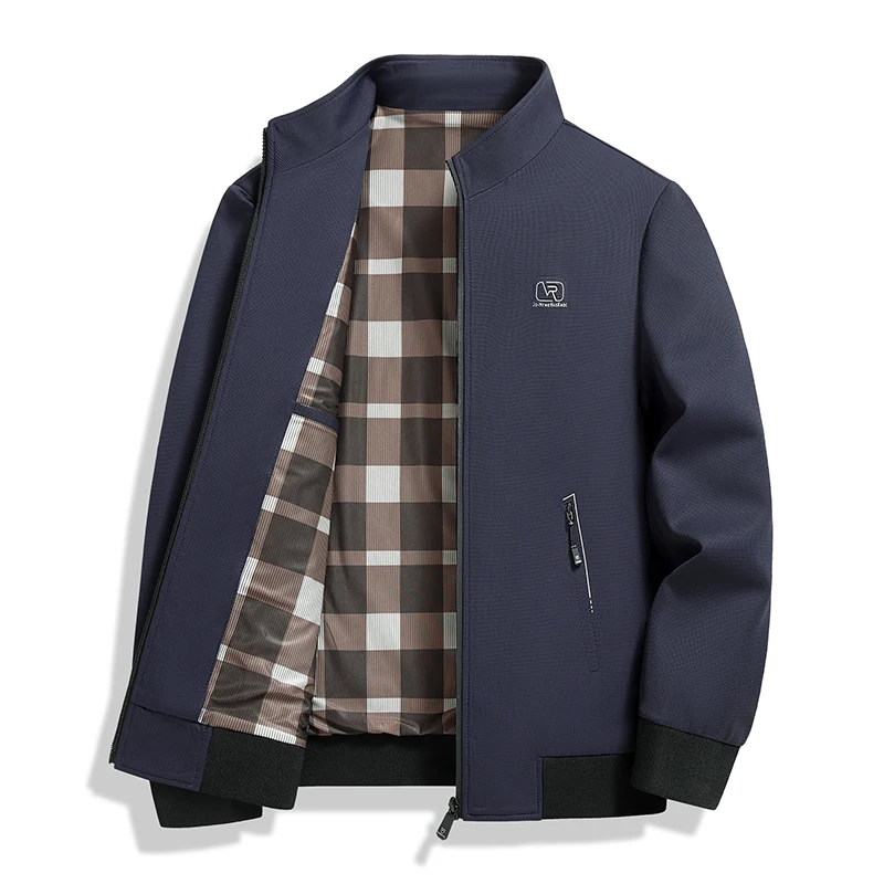 2025 Autumn Men's Business Stand Collar Jacket Brand Solid Color Loose Casual Coats Simple Versatile Office Jackets Men Clothing
2025 Autumn Men's Business Stand Collar Jacket Brand Solid Color Loose Casual Coats Simple Versatile Office Jackets Men Clothing