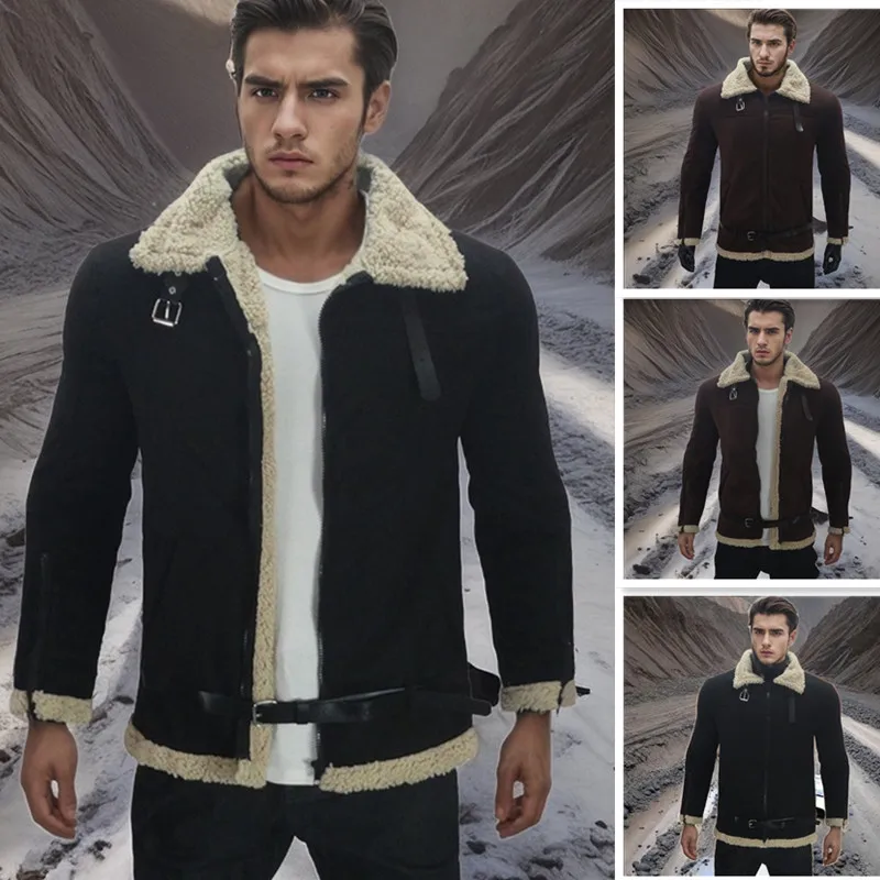 Spot Goods2024New Leather and Fur Men's Coat Thickened Fleece-Lined Suede Fabric Jacket Stand Alone
Spot Goods2024New Leather and Fur Men's Coat Thickened Fleece-Lined Suede Fabric Jacket Stand Alone