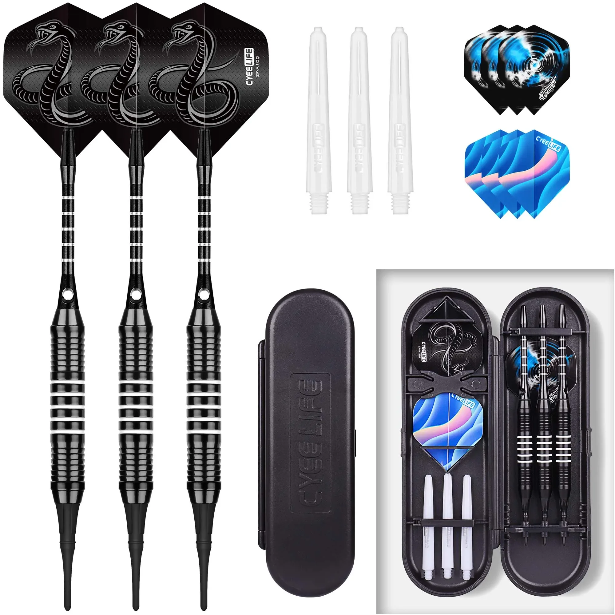 18g Soft tipped Darts Professional Indoor plastic tip Darts Set For Electronic Dartboard Games Plastic storage box
18g Soft tipped Darts Professional Indoor plastic tip Darts Set For Electronic Dartboard Games Plastic storage box