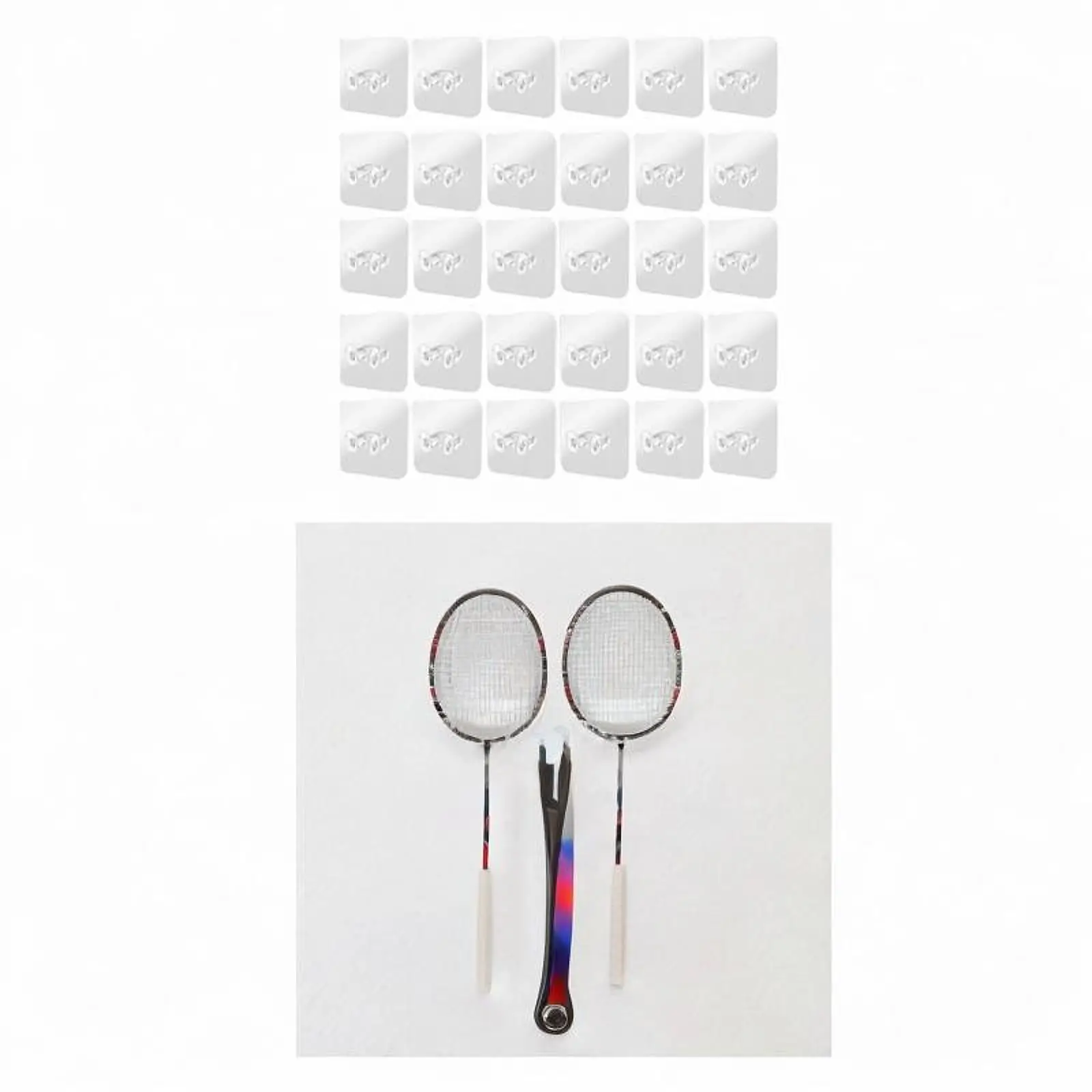 Space Saving Badminton Racket Hooks Wall Mounted Storage Display Holder for Home Garage Bedroom
Space Saving Badminton Racket Hooks Wall Mounted Storage Display Holder for Home Garage Bedroom