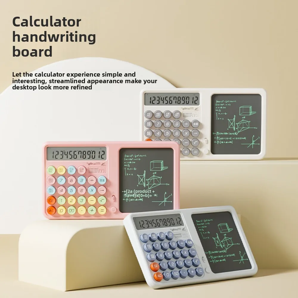 Large Display Calculator with Notepad Eye Protection Screen 12 Digits Function Calculators with Tablet with Voice
Large Display Calculator with Notepad Eye Protection Screen 12 Digits Function Calculators with Tablet with Voice
