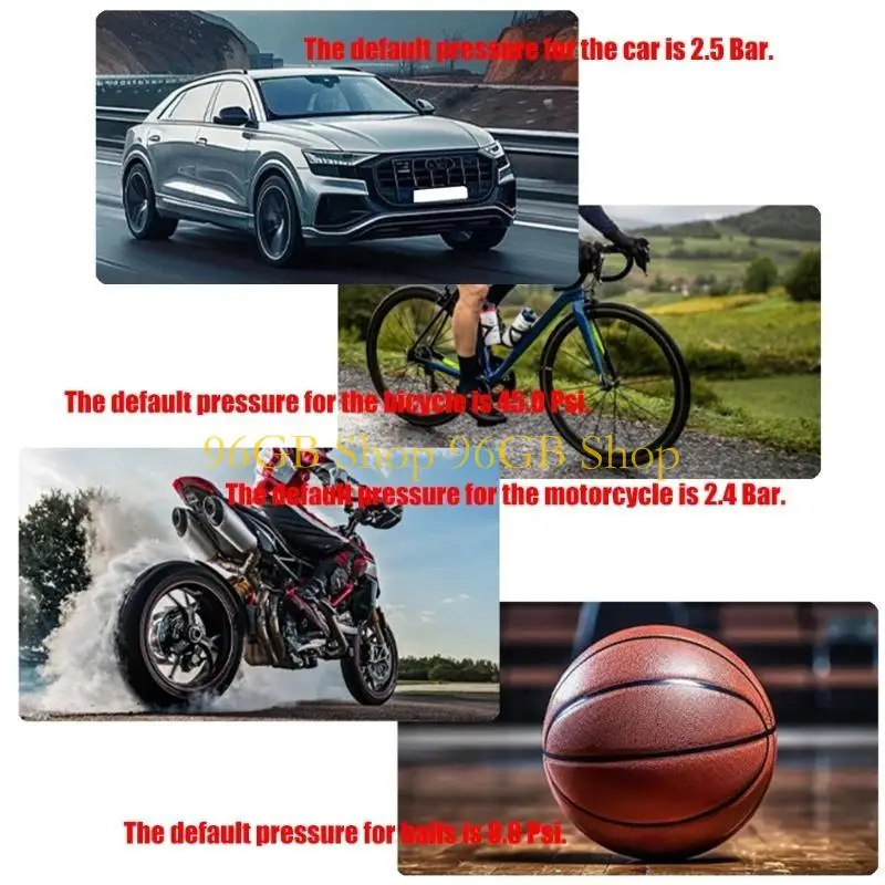 96GB Multifunction Starting Device High Efficiency Tire Inflator Fast Inflation Air Compressor for Vehicle Outdoor Enthusiast
96GB Multifunction Starting Device High Efficiency Tire Inflator Fast Inflation Air Compressor for Vehicle Outdoor Enthusiast