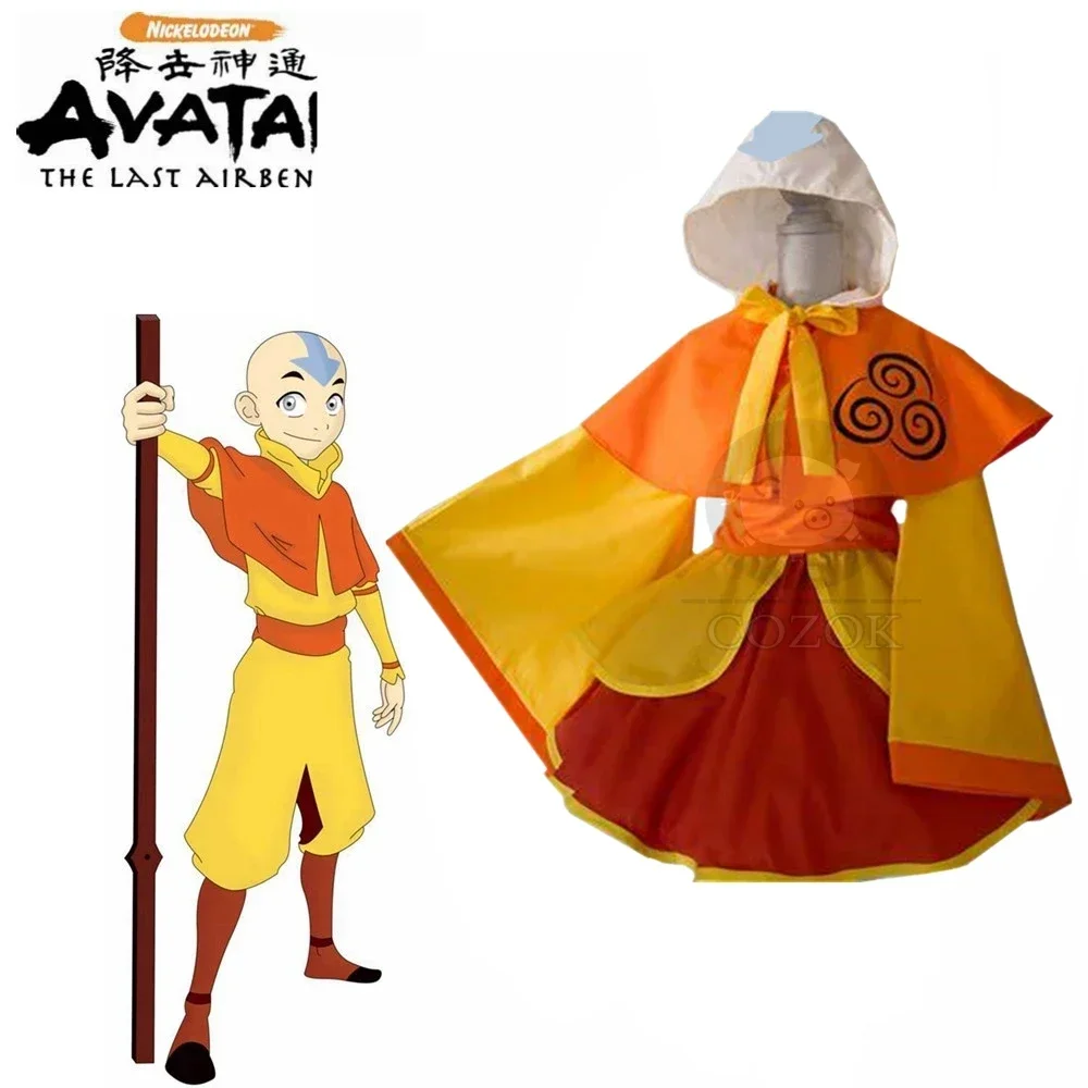 Anime Avatar The Last Airbender Bumi Avatar Aang Kimono Dress Cosplay Costume Custom Made Any Size
Anime Avatar The Last Airbender Bumi Avatar Aang Kimono Dress Cosplay Costume Custom Made Any Size