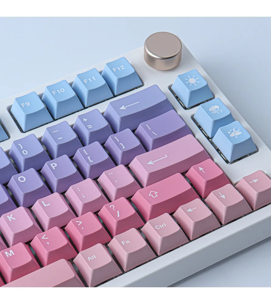 Keycap Cherry Original Height Five-sided Sublimation Process Color Cloud Keycap 129 Keys PBT Personality
Keycap Cherry Original Height Five-sided Sublimation Process Color Cloud Keycap 129 Keys PBT Personality