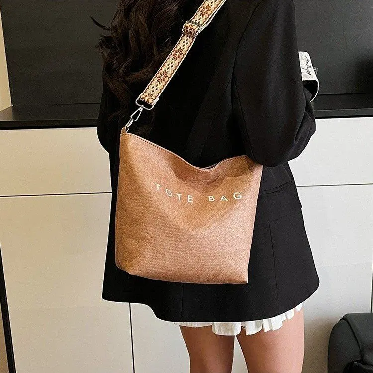 Graphic Zipper Crossbody Bag, Dupont Paper Shoulder Bag with Wide Adjustable Strap, Large Capacity Designer Daily Hobo Purse
Graphic Zipper Crossbody Bag, Dupont Paper Shoulder Bag with Wide Adjustable Strap, Large Capacity Designer Daily Hobo Purse