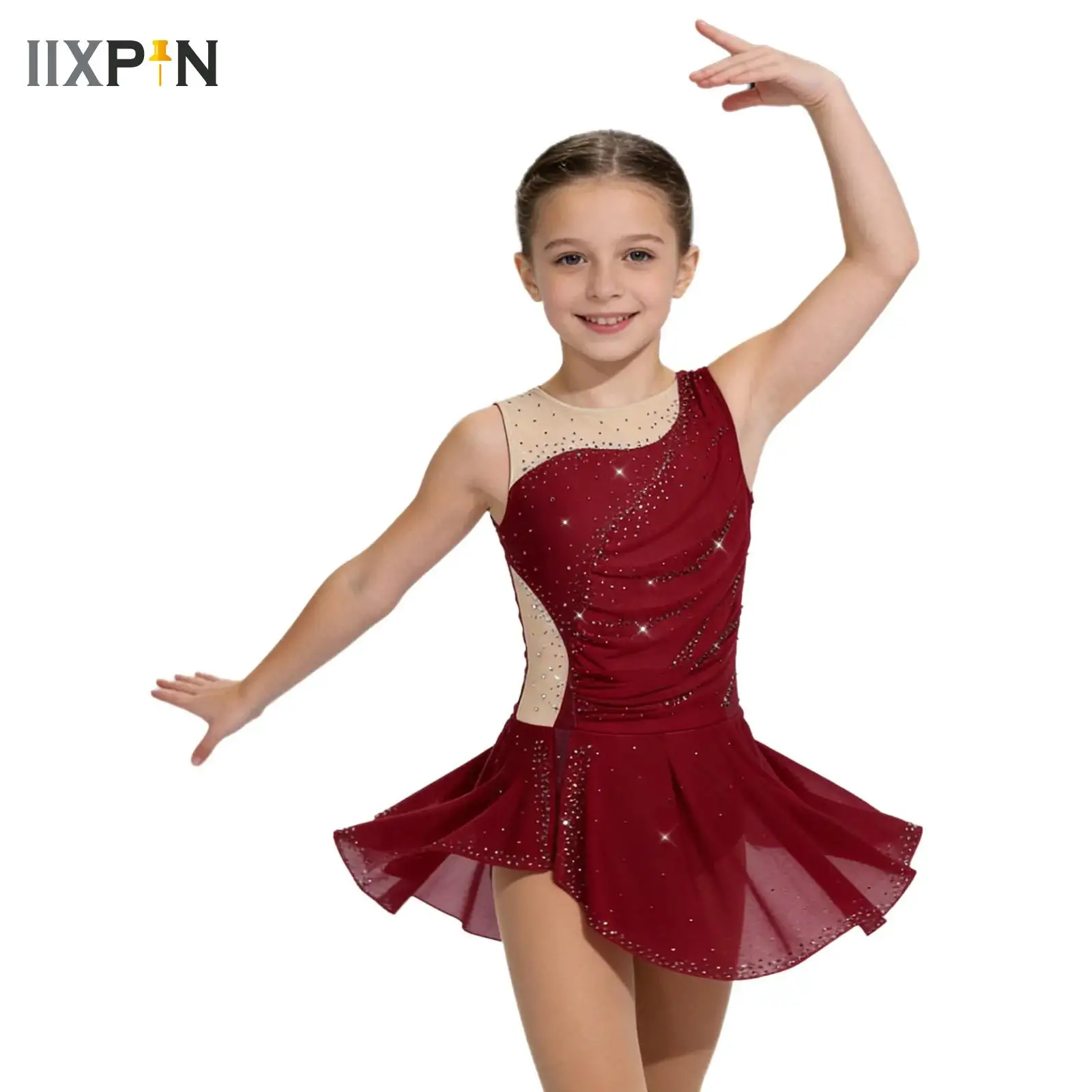 Modern Lyrical Dance Dress for Kids Girls Rhinestone Ballet Rhythmic Gymnastics Tulle Leotards Figure Skating Stage Performance
Modern Lyrical Dance Dress for Kids Girls Rhinestone Ballet Rhythmic Gymnastics Tulle Leotards Figure Skating Stage Performance