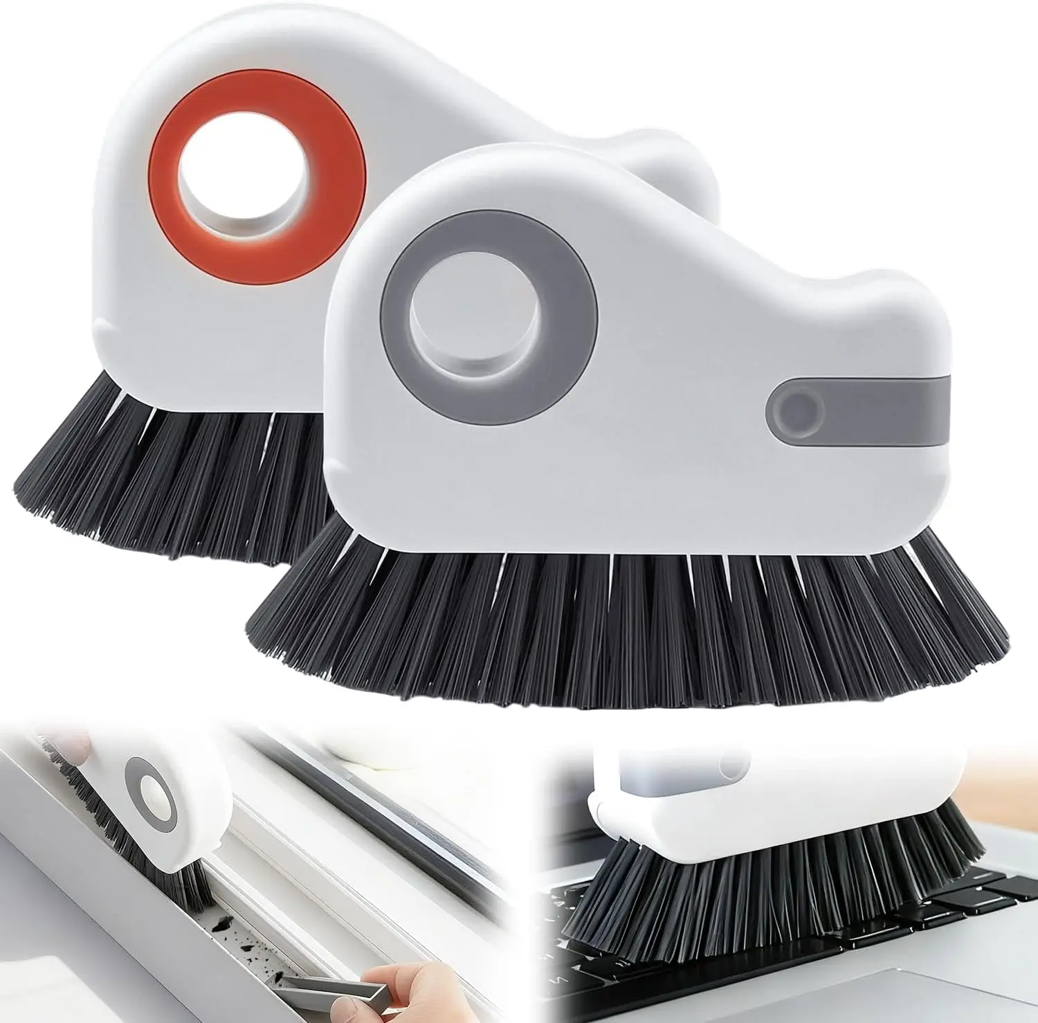 2-in-1 Window Track Cleaner, Groove & Gap Scrubber with Hidden Scraper, Hard Bristle Brush for
2-in-1 Window Track Cleaner, Groove & Gap Scrubber with Hidden Scraper, Hard Bristle Brush for