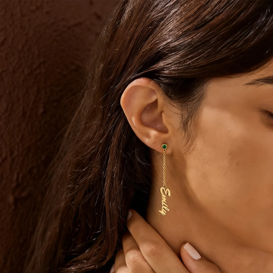 Customized Name Earrings with Birthstone Stainless Steel Personalized Shiny Stone Earring for Women Girls Birthday Jewelry Gift
Customized Name Earrings with Birthstone Stainless Steel Personalized Shiny Stone Earring for Women Girls Birthday Jewelry Gift