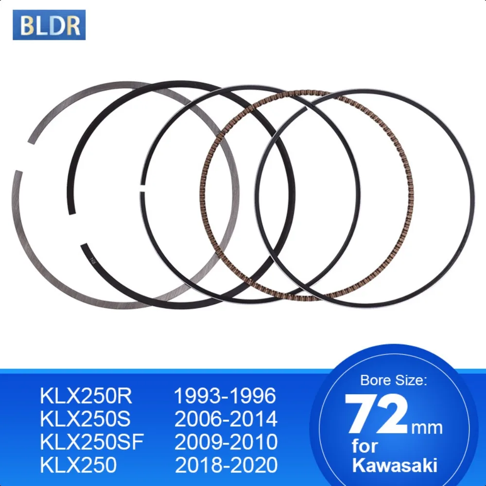 72mm Motor Bike Accessories Piston Rings 13008-1149 for Kawasiki KLX250R KLX250S KLX250SF KLX250
72mm Motor Bike Accessories Piston Rings 13008-1149 for Kawasiki KLX250R KLX250S KLX250SF KLX250