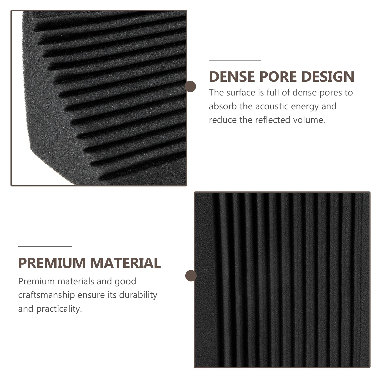 4 Pcs Low Frequency Sound-absorbing Cotton Acoustical Wall Panels for Corner Gear Reduction Tile Proofing Pads Sponge
4 Pcs Low Frequency Sound-absorbing Cotton Acoustical Wall Panels for Corner Gear Reduction Tile Proofing Pads Sponge