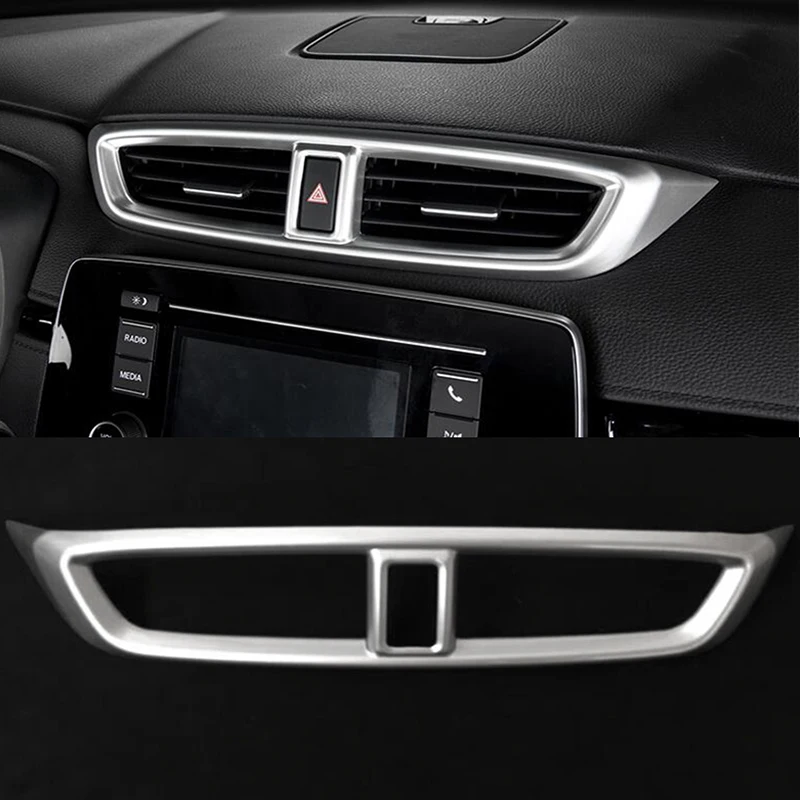 Matte Center console Contral Middle Air Vent Outlet Cover Trim 1pcs for Honda CRV CR-V 2017-2018
Matte Center console Contral Middle Air Vent Outlet Cover Trim 1pcs for Honda CRV CR-V 2017-2018
