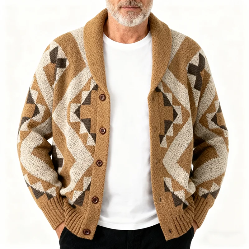 Stylish Mens Button-up Sweatercoats Autumn Winter Outdoor Casual Warm Knitted Cardigans Men Vintage Graphic Crochet Knit Jackets
Stylish Mens Button-up Sweatercoats Autumn Winter Outdoor Casual Warm Knitted Cardigans Men Vintage Graphic Crochet Knit Jackets