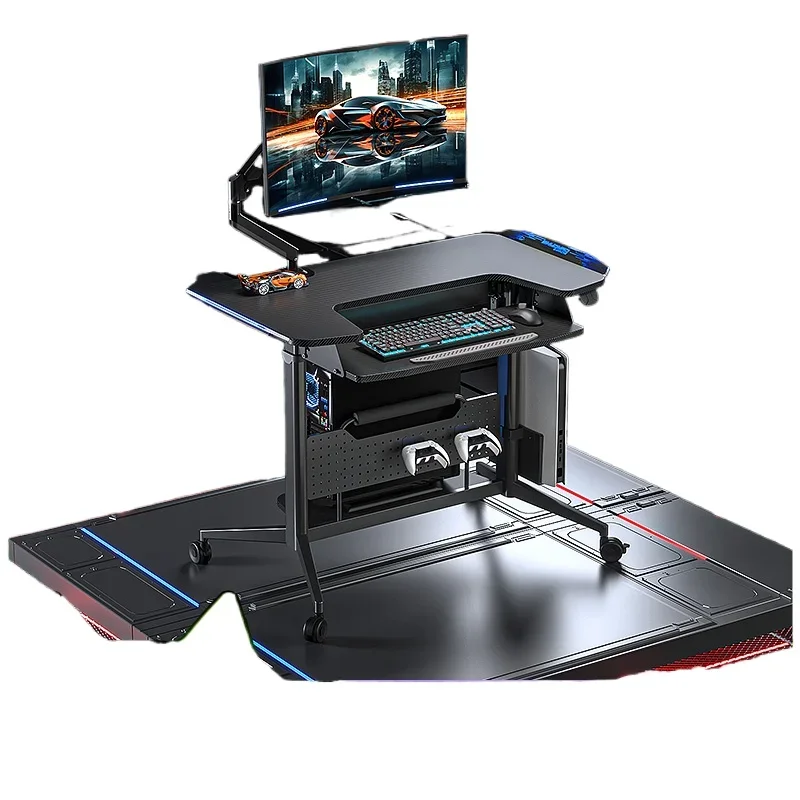 Household technology sense small size electric lifting table e-sports table hole board integrated movable host
Household technology sense small size electric lifting table e-sports table hole board integrated movable host