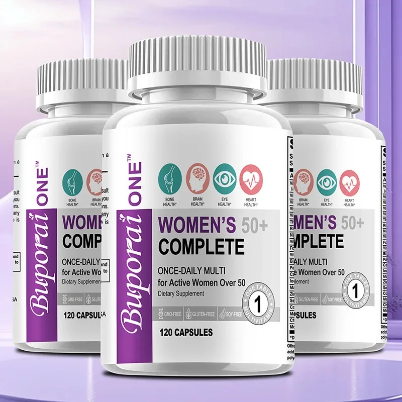 Women’s 50+ Complete Multivitamin - Brain, Heart, Digestive and Immune System Health and Metabolism Support
Women’s 50+ Complete Multivitamin - Brain, Heart, Digestive and Immune System Health and Metabolism Support