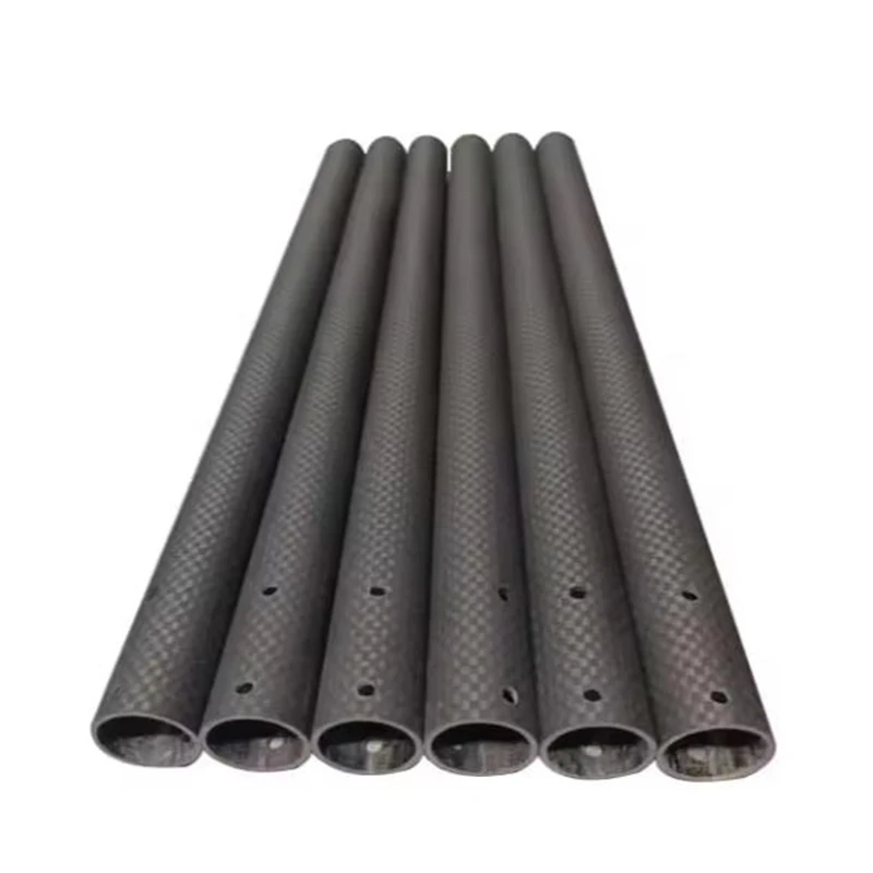 Factory Customized Lightweight Carbon Fiber Tube Special CNC Machined With Holes
Factory Customized Lightweight Carbon Fiber Tube Special CNC Machined With Holes