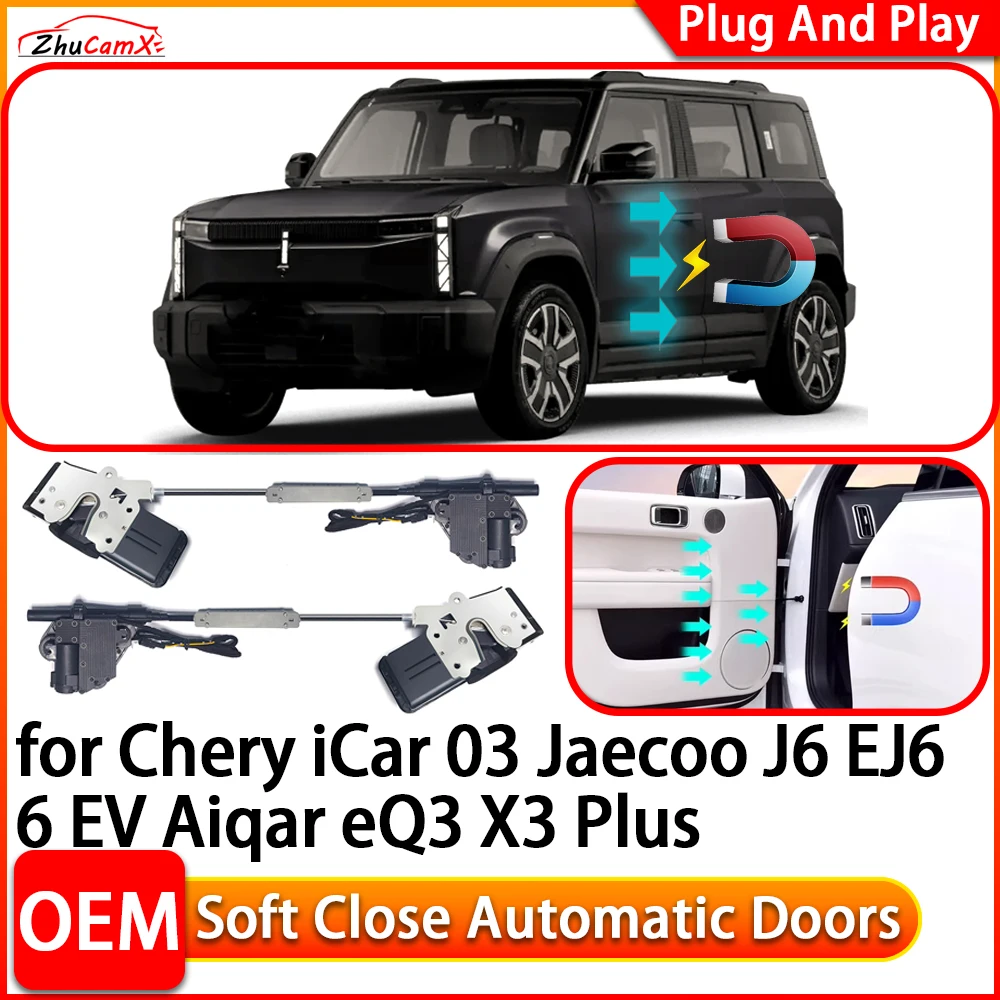 for Chery iCar 03 Jaecoo J6 EJ6 6 EV Aiqar eQ3 X3 Plus Electric Soft Close Door Closer Power Closing Door Comfort Closing System
for Chery iCar 03 Jaecoo J6 EJ6 6 EV Aiqar eQ3 X3 Plus Electric Soft Close Door Closer Power Closing Door Comfort Closing System