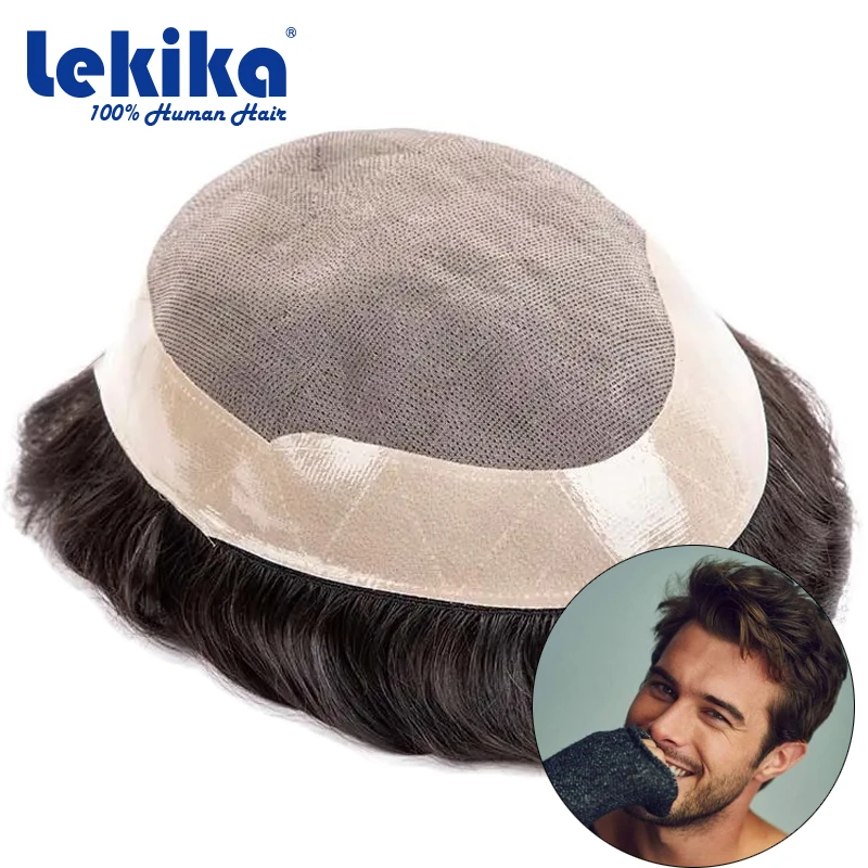 Antibacterial Mono Hair Prosthesis For Men 130% Density Durable Hair System For Man Toupee Men 6" Men's Wig 100% Human Hair Unit
Antibacterial Mono Hair Prosthesis For Men 130% Density Durable Hair System For Man Toupee Men 6" Men's Wig 100% Human Hair Unit
